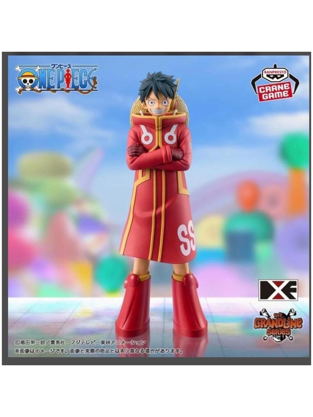 Banpresto One Piece Figure Luffy Red New Egghead Vol 1 Grandline Series